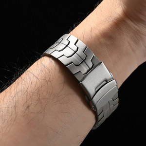 Di alta qualità reale titanio cinturini per orologio <span class=keywords><strong>Huawei</strong></span> GT5Pro GT4 46mm universale 22mm titanio acciaio cinghie arancione OEM Dropship - Product Image 5