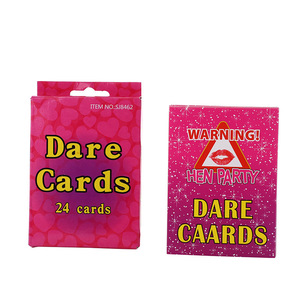 Hstyle 24PCS Dare Cards <span class=keywords><strong>Despedida</strong></span> <span class=keywords><strong>de</strong></span> <span class=keywords><strong>soltera</strong></span> Girls Night Out Game Card Team Bride Bachelor Dare Card Party Game SD628 - Product Image 6