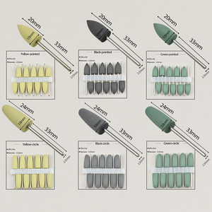 10 pièces/ensemble Outils <span class=keywords><strong>de</strong></span> bijouterie, fraises <span class=keywords><strong>de</strong></span> polissage dentaire en caoutchouc <span class=keywords><strong>de</strong></span> silicone, pour le blanchiment des dents et le polissage, 2,35 mm, pour perceuse à ongles - Product Image 3