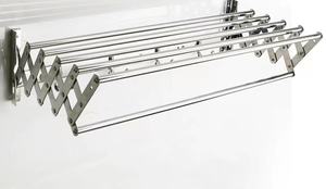 Toallero extensible telescópico, artículo <span class=keywords><strong>de</strong></span> acero inoxidable <span class=keywords><strong>2022</strong></span>, ganchos y rieles cuadrados altos, soporte montado en la pared, tipo 500 Uds. - Product Image 3