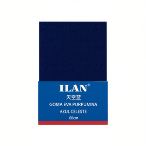 Foglio di Schiuma EVA ILAN 40x60cm, Blu Cielo Glitterato, Materiale per Artigianato - Product Image 2