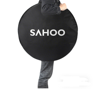 SAHOO 防水自転車ホイールキャリアバッグ 27 インチ折りたたみ式収納バッグ光沢のあるポリエステルポータブルハンドル自転車ホイール収納用 - Product Image 6