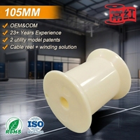 Bobina de Plástico de 105 mm para Embalaje, Material ABS para Cable de Cobre, Fibra Óptica, Filamento de Impresora 3D, Embalaje Industrial