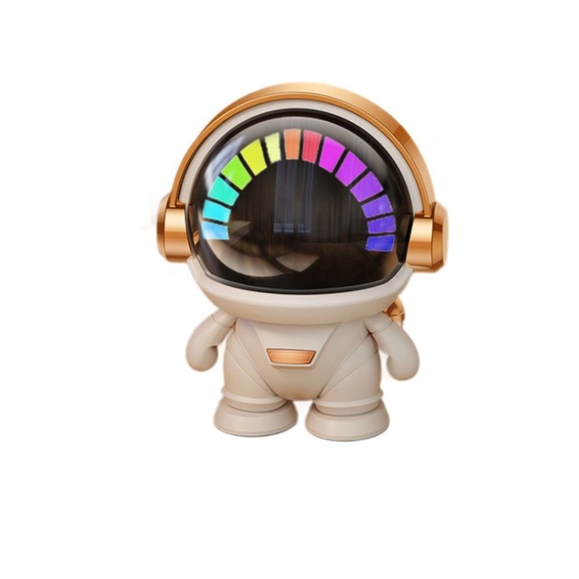 Creative New Astronaut for BT Speaker RGB LED Portable Mini Desktop Outdoor Colorful Light Subwoofer Student Gift