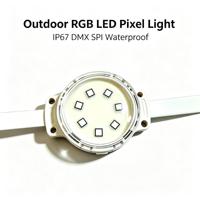 Fabricant de lumières LED RGB à pixels, étanches pour l'extérieur, DMX SPI pour bâtiments commerciaux