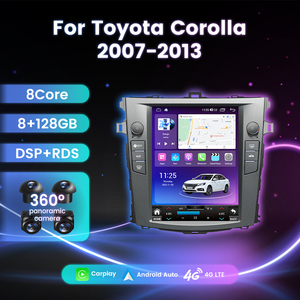 Reproductor Multimedia NaviFly <span class=keywords><strong>TS</strong></span> con Sistema Android de 8 Núcleos 8+128GB para Toyota <span class=keywords><strong>Corolla</strong></span> 2007-2013 con Pantalla Dividida - Product Image 2