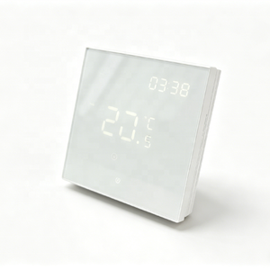 Système <span class=keywords><strong>de</strong></span> chauffage au sol, thermostat programmable à écran tactile LCD, WiFi, 100V-250V, installation facile, utilisation en appartement, bureau, hôtel - Product Image 2