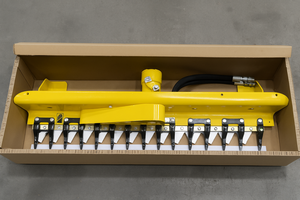 3.5-5 톤 미니 굴삭기 잔디 깎는 기계를 위한 모터 엔진 및 베어링이 있는 고품질 Q345B 헤지 트리머 - Product Image 3