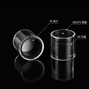 Nhà Máy Cổ Kích Thước 24Mm Hai Lớp Trong Suốt Có Nắp Đậy Chai 24/410 Mỹ Phẩm Nhựa Kem Dưỡng Da Chai Vít <span class=keywords><strong>Cap</strong></span> - Product Image 6