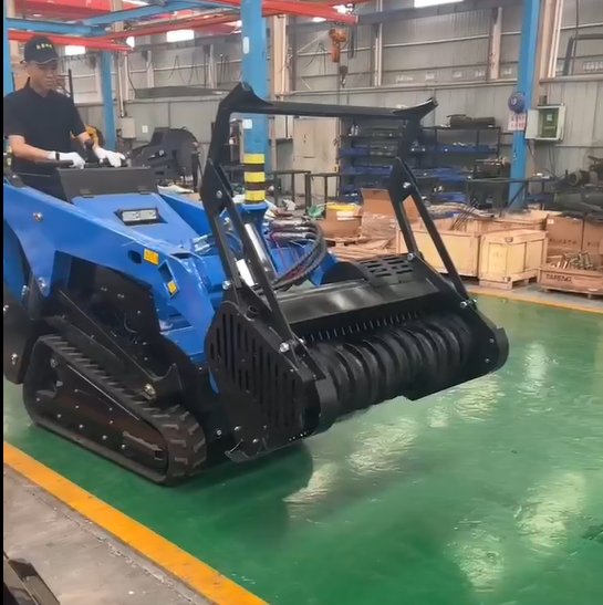 TC1000 Forestry Mulcher Mini Skid Steer Loader Attachment Fits Most Brands Core Include Pump Gear Engine Forest Mulcher Sale