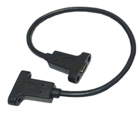 Kabel USB 3.0 Tipe C ke USB A Male Industri dengan Konektor Pengunci Sekrup untuk Aplikasi Mesin