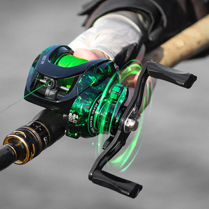CHILENT Baitcasting Reel AR2000 4 + 1bbs 6.3:1 Rapport de vitesse Bobine en métal <span class=keywords><strong>Moulinet</strong></span> de pêche 8KG Max Drag <span class=keywords><strong>Moulinet</strong></span> d'eau salée Pêche Pesca - Product Image 5