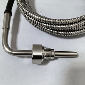 Sensore di Temperatura Industriale <span class=keywords><strong>PT100</strong></span> in Platino ad Alta Precisione, Resistenza Termica Filettata, Sistema a 3 Fili con Sonda Singola - Product Image 6