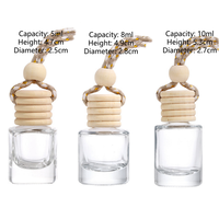 Flacon vide en verre pour diffuseur de parfum de voiture, 5 ml, 8 ml, 10 ml