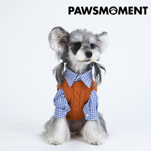 Acessórios para Animais PAWSMOMENT, Roupas para Cães, Novo Suéter Japonês Coreano para Outono e Inverno, Suéter Quente e Reforçado para Yorkshire - Product Image 4