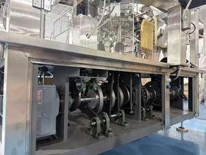 カスタムカスタードカレーロータリードイパック充填ガセット付きプレメイドパウチ角型フラットボトムバッグ挽きコーヒー粉末包装機 - Product Image 5