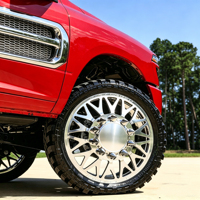 Ruedas Forjadas Dobles de 20, 22, 24 y 26 Pulgadas, 8x200, 8x180, 8x170 para Ford F350, F450, Ram 3500, Chevy Silverado 3500HD, Todoterreno, GMC