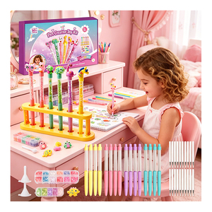 Kit de bolígrafos mágicos para regalar, rellenos de purpurina fluida, adornos bonitos, actividad artesanal hecha a mano para niños y niñas, juego de regalo - Product Image 6