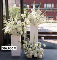 Boule de fleurs artificielles pour la plantation printanière, centres de table pour mariage, décoration de table de mariage pour événements et fêtes