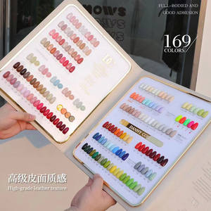 Kit de 169 Couleurs de Gel UV pour Ongles 15ml avec Grandes et Petites Palettes de Couleurs et Lampe de Polymérisation, Vernis Gel Écologique Soak Off pour Salon - Product Image 6