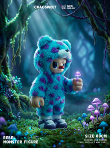 Rebel Bear Furry <span class=keywords><strong>Monster</strong></span> 1000% Big Figure Statuetta da Collezione Art Toy |   Enorme Bambola Mostro Originale IP Imbottita da 27,6 Pollici, Regalo - Product Image 3