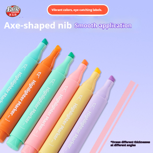 Marcadores Fluorescentes Color Macaron, Juego de 6 Colores, Barril <span class=keywords><strong>Triangular</strong></span>, Resaltado de Puntos Clave, Marcador Fluorescente Especializado para Dibujo Artístico - Product Image 2