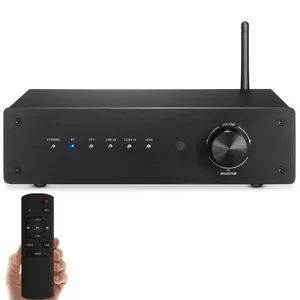 Audio verstärker 4-Kanal Wireless BT 5.0 RMS 200W Mini-Verstärker empfänger für Lautsprecher HiFi-Leistungs verstärker mit optischem Koaxial-ARC