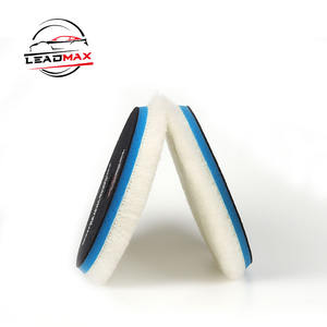 LEADMAX Tamponi Lucidanti in Lana di Alta Qualità da 5 Pollici in Pelo d'Agnello per Detailing Auto Ceratura Lucidatura e Finitura in Spugna Prodotto di Alta Qualità - Product Image 5