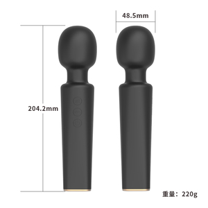 Wiederaufladbarer Handmassagestab Wasserdichter Körper-Massagestab Klitoris-G-Punkt-Stimulator Silikon-Massagegerät Erotikspielzeug für Frauen - Product Image 3