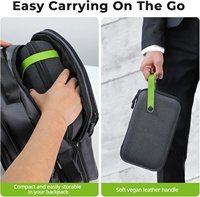 Family Electronics Organizer-Grand étui de rangement EVA pour chargeurs, cordons et accessoires techniques (sac de gestion des câbles)