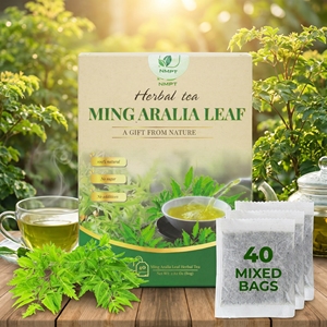 Clean Ingredient Ming Aralia Herbal <b>Tea</b> – Dried Whole Leaves Caffeine Free Vietnam - Product Image 1