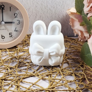 Moules de coulée en résine faits à la main bricolage Ins Style ornements décoratifs pour lapin nœud papillon moules en Silicone W0495 outils de gâteau - Product Image 5