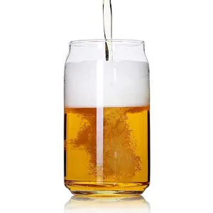 Taza de cerveza de cristal creativa irrompible para fiesta sin plomo de alta calidad hecha a mano a la moda de buena calidad