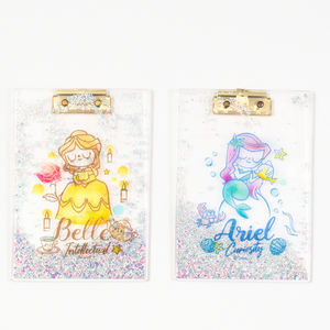 Custom Factory-Designed Acrylic Glitter Stationery <b>Clipboard</b> for Office & Learning for Filing - Product Image 2