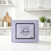 Pochette à fond plat refermable avec fermeture éclair, impression en gravure personnalisée, PE, pour l'emballage des aliments pour chiens et chats