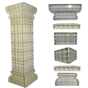 सीमेंट कंक्रीट वर्ग रोमन स्तंभ स्तंभ प्लास्टिक प्रीकास्ट मोल्ड्स घर के बाहरी भवन सजावट बिक्री के लिए - Product Image 2