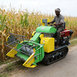 Mesin Panen Gabungan Crawler Kecil Bertenaga Kompak Produktivitas Tinggi Peralatan Pertanian Modern untuk Jagung dengan Mesin Inti - Product Image 6