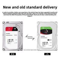 Hard Disk Mekanik Cool Wolf 8TB Internal SATA Baru 3.5" 256MB Cache 7200 RPM NAS Server Model ST8000VN004 Buatan Cina