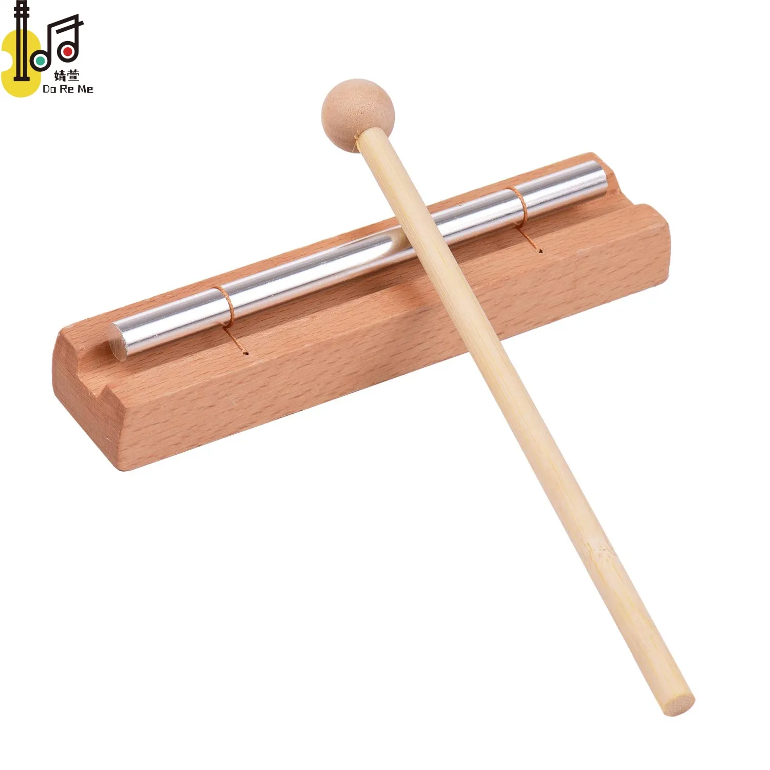 Ein-Ton-Bellenzell-Bellenzell mit Holzboden und Stäben Musikinstrumente