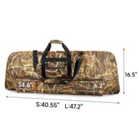 Tas Pembawa Panah Ringan Gaya Jepang Anti Maling Tahan Air Cordura 36-56L dengan Bantalan Empuk dan Kantong Panah (Contoh Gratis)