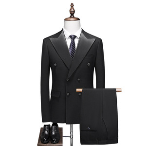 <span class=keywords><strong>Costume</strong></span> <span class=keywords><strong>Homme</strong></span> 3 Pièces Double Boutonnage Double Fente <span class=keywords><strong>Costume</strong></span> de <span class=keywords><strong>Mariage</strong></span> <span class=keywords><strong>Costume</strong></span> d'Hôte Fashionbisou - Product Image 1