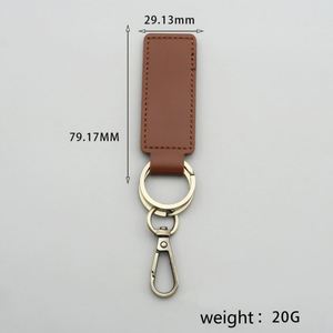 Porte-clés de voiture en cuir PU de luxe, gravé, cadeau en cuir, porte-clés universel pour clés de voiture, souvenirs et cadeau de mariage - Product Image 2