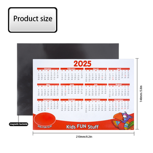 2026 магнитный календарь с логотипом - Product Image 3