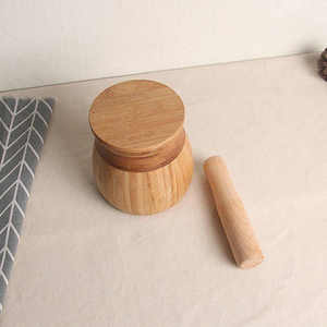 Outil manuel en bambou pour écraser l'ail, écraseur d'ail, bricolage à domicile, Dao Garlic Nanzhu, pot de cuisine pour l'ail, mortier, outils pour fils - Product Image 3