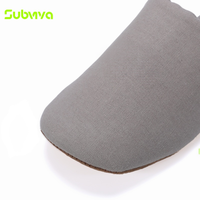Pantuflas Desechables Ecológicas de Lino para Hotel, con Suela de Gamuza Suave y Punta Cerrada, para Hoteles, Resorts y Spas