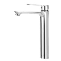 Grifo de Lavabo Moderno de Aleación de Zinc Dorado, Monomando de Un Solo Orificio, Mezclador de Agua Fría y Caliente para Proyectos de Apartamentos