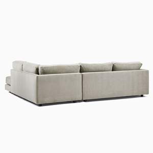 आधुनिक शैली होटल रिसेप्शन सैलून सोफा होम फर्नीचर चैज़ सेक्शनल 2 पीस यू आकार लिविंग रूम सोफा - Product Image 6