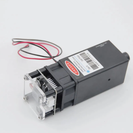 New 450nm 10W High Power Blue Laser Module with Aluminium Construction for DIY and Industrial Laser Engraving Equipment