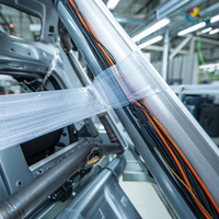 Fabrication et entretien après-vente automobile Ruban de filament simple face en caoutchouc durable solide ne laisse aucun résidu