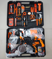 Boîte à outils multifonction en plastique imperméable pour la maison, kit d'outils pour électricien, ensemble d'outils ménagers